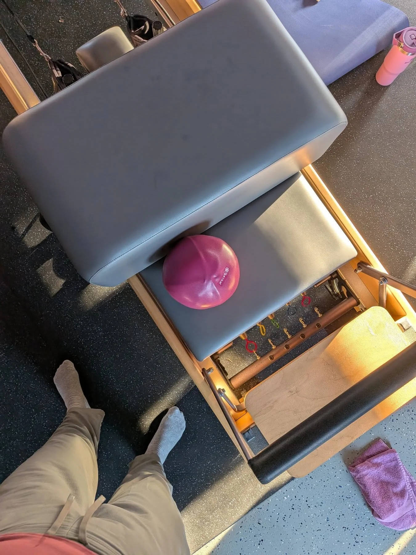 A sweaty workout for the weekend #pilates