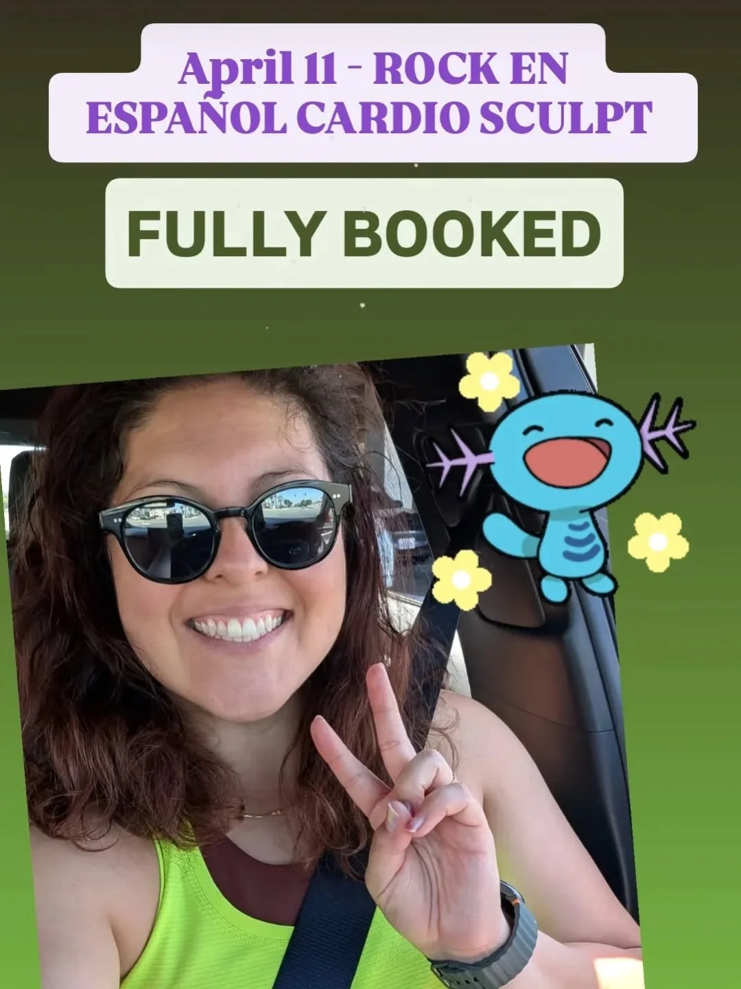 Another SOLD OUT class ☺️🙃🥳 for those that made it in I'll see you April 11 ✨✨ Check for April 18 class, we're rocking to 90s Hits - LINK IN BIO to register