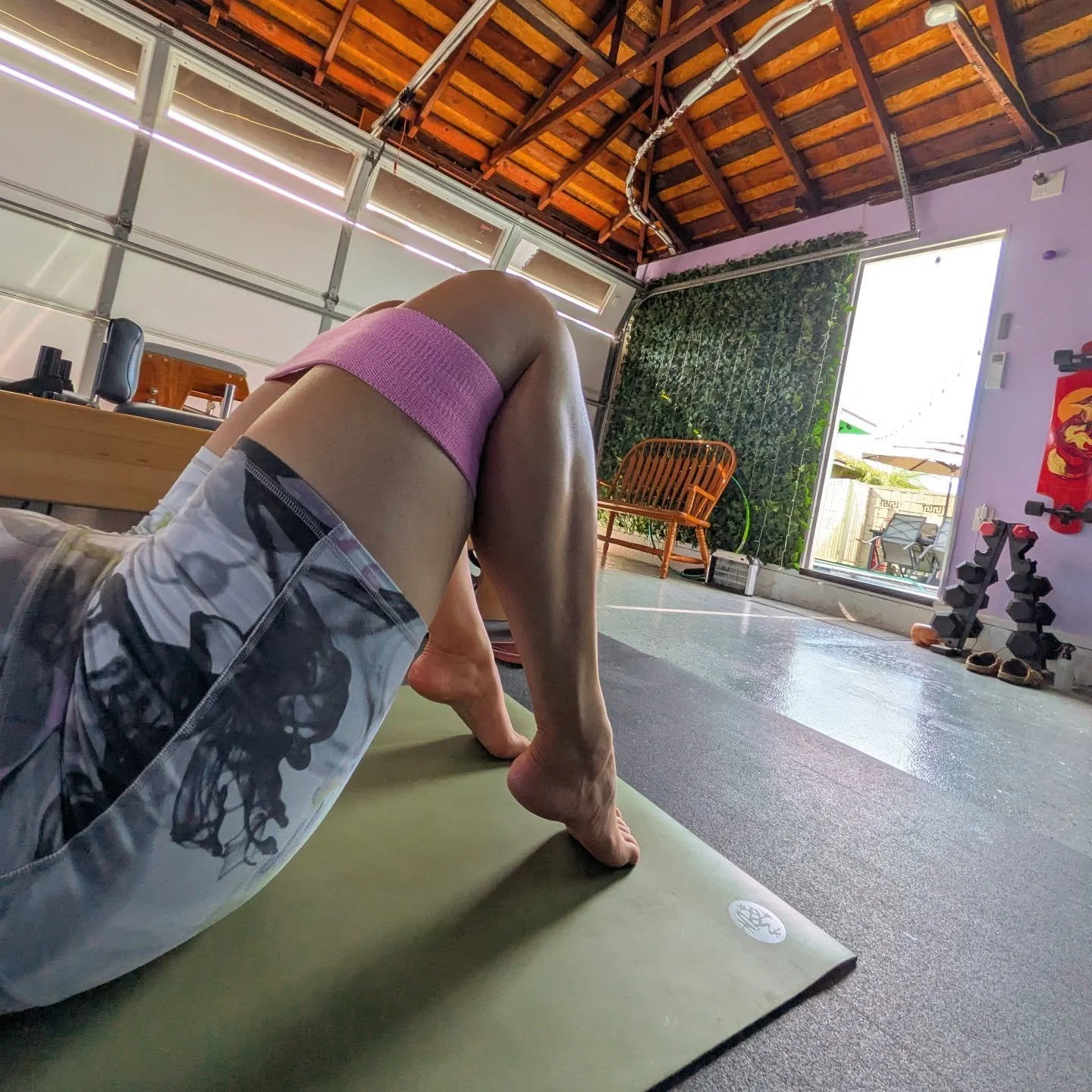 Bridges. Why are they so integral to the Pilates practice? Building strength in the posterior chain because as we age, this is where we weaken if we're not being intentional.

Need help with your bridging? Come see us!
Pilates
Bridge
Posterior chain 