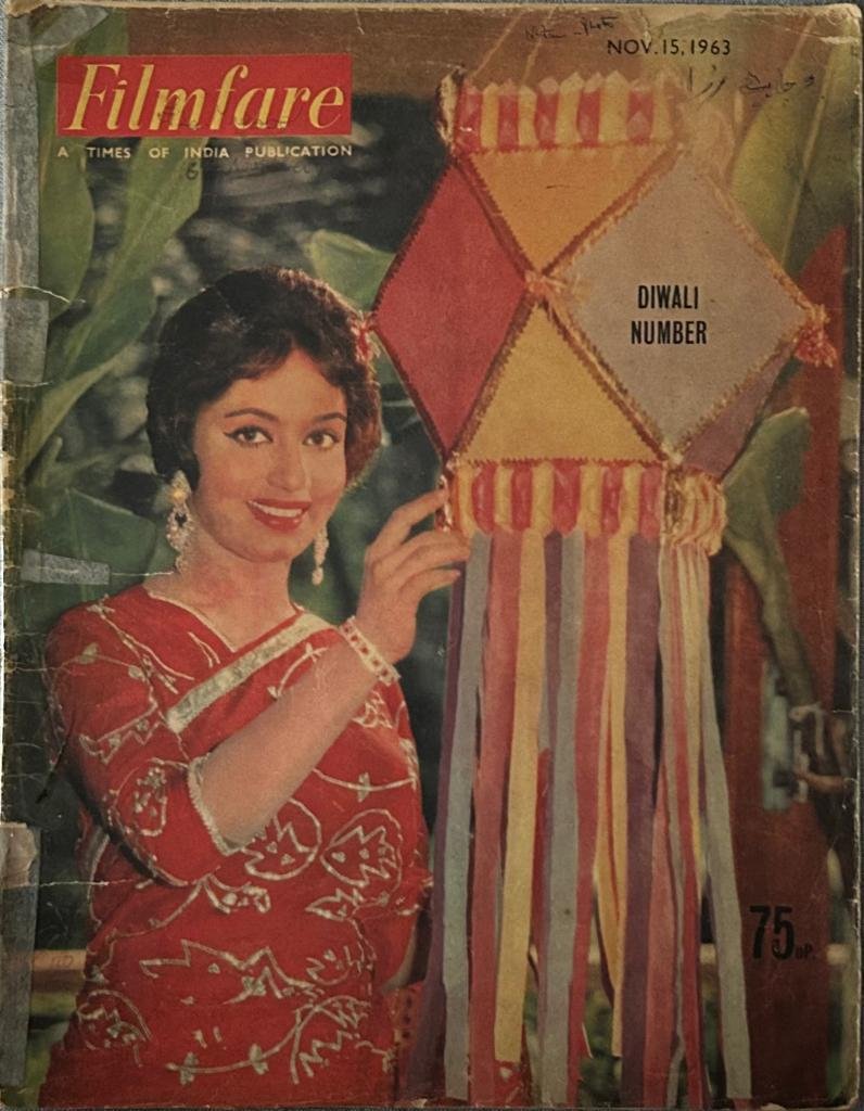Filmfare Magazine 1963 - Sadhana