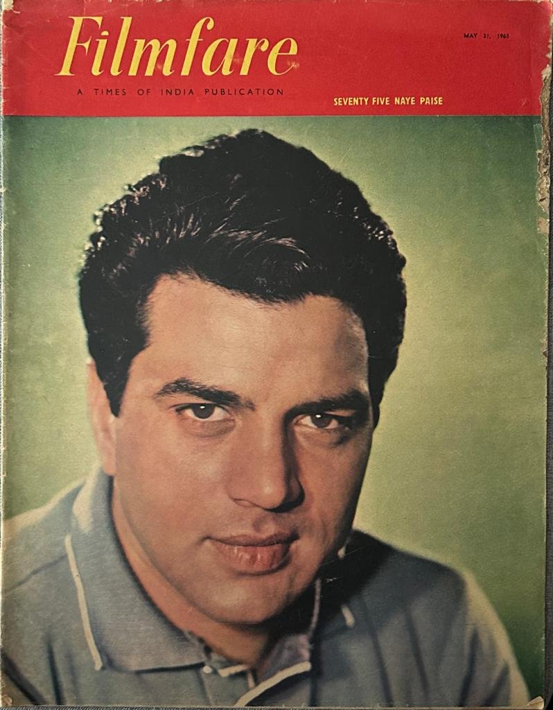 Filmfare Magazine 1963 - Dharmendra