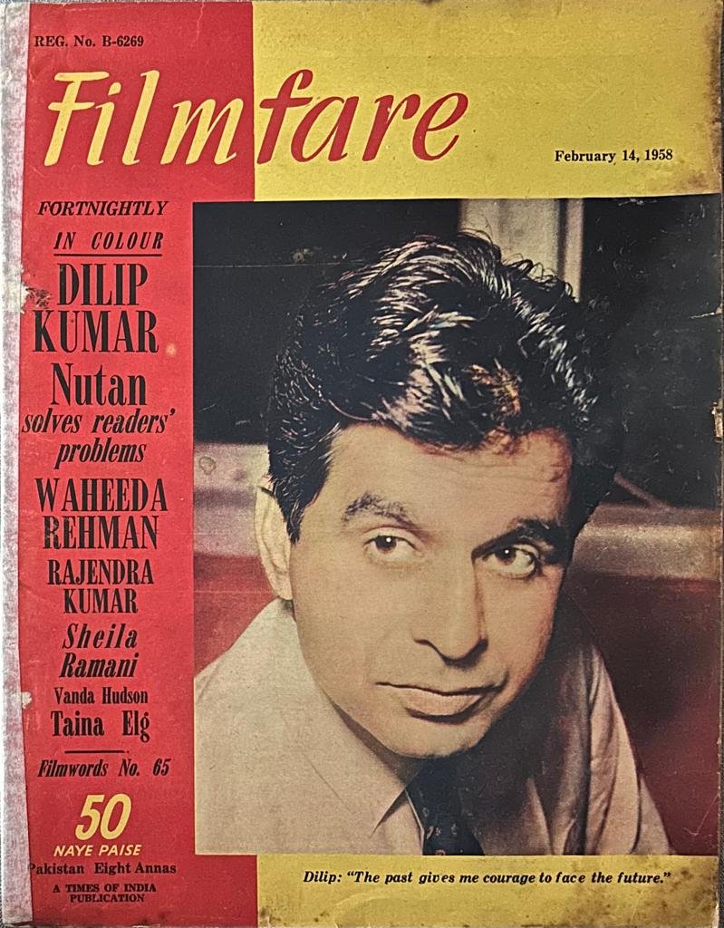 Filmfare Magazine 1958 - Dilip Kumar