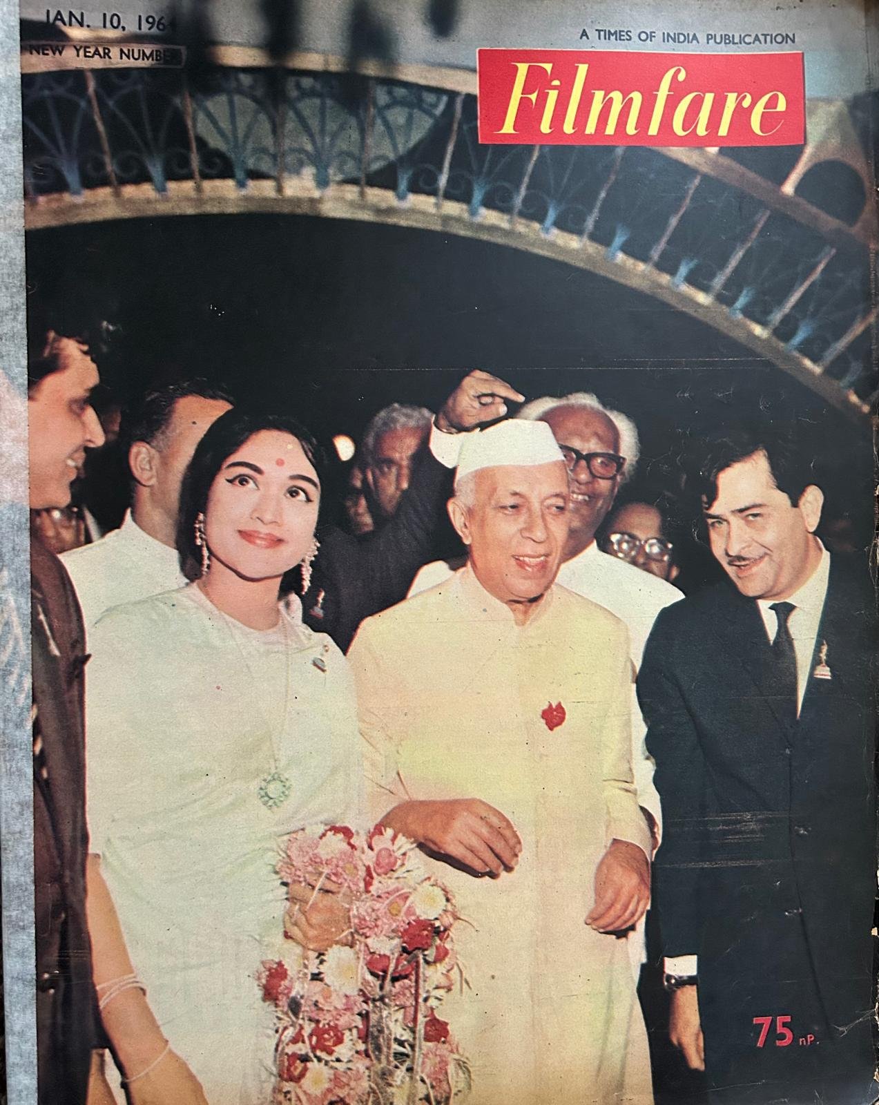Filmfare Magazine January 1964 - Nehru
