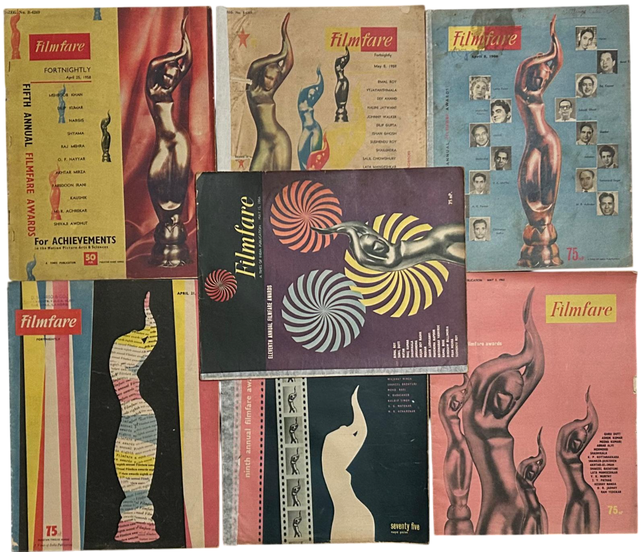 Rare & Vintage Filmfare Magazine – Filmfare Awards Cover – Original Bollywood Magazine