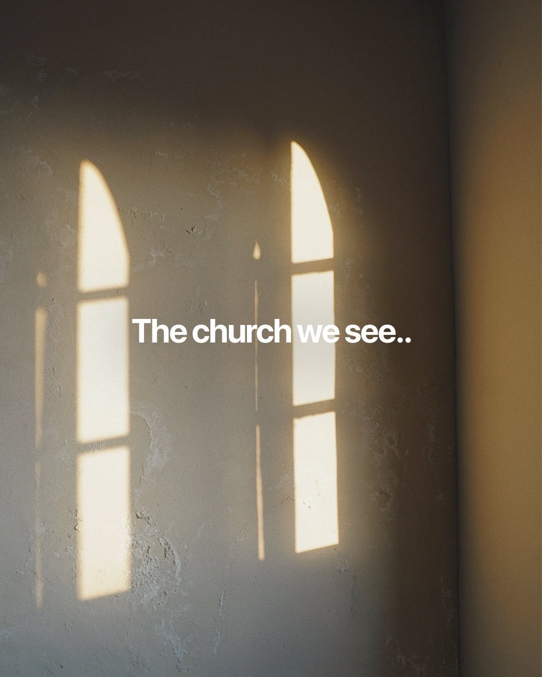 the church we see&hellip;