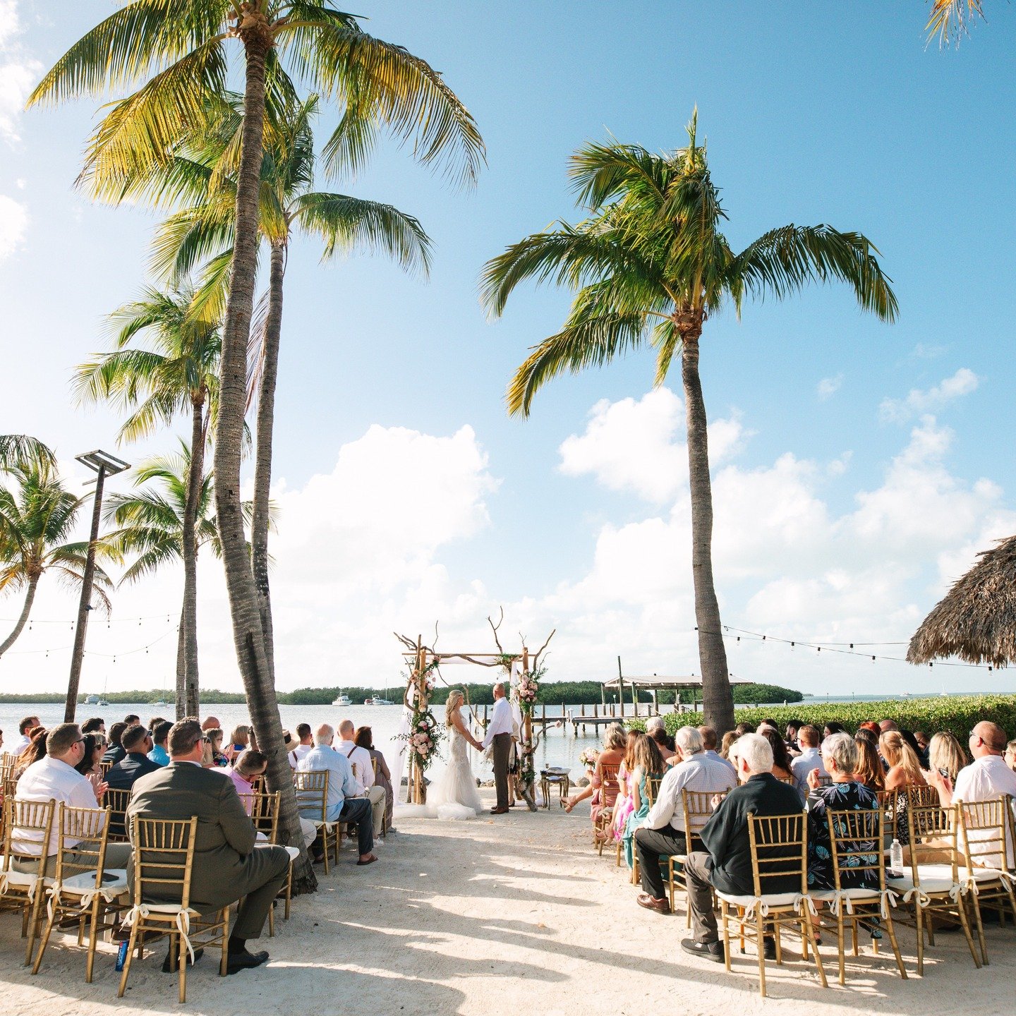 🌊✨ **Island vows, sunset glow, and zero stress&mdash;swipe to see how we turned Adam &amp; Jillian&rsquo;s Coconut Palm Inn dreams into driftwood-detailed reality!**

Huge gratitude to **@staciamorganphotography** for every palms-framed shot and to 