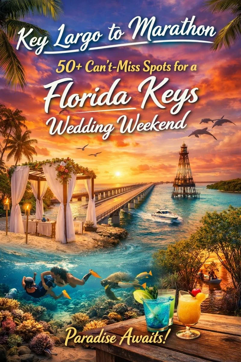 Key Largo to Marathon: 50+ Can’t-Miss Spots for a Florida Keys Wedding Weekend