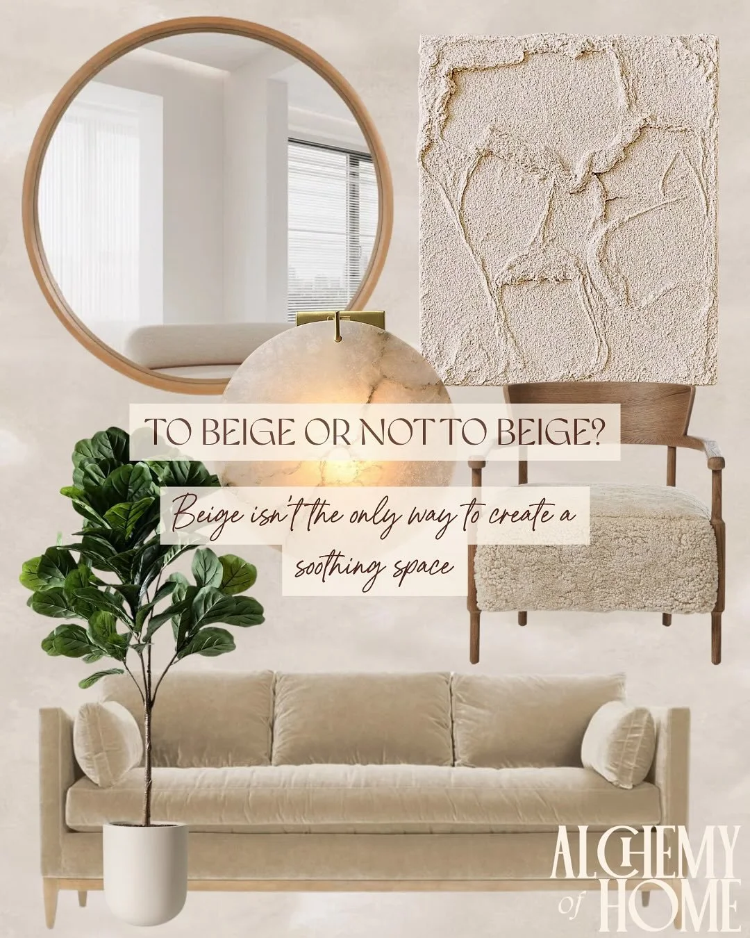 I&rsquo;m not here to hate on beige &mdash; I love beige. But if the only reason your home is beige is because you don&rsquo;t know how else to achieve harmony &amp; peace, we can work on that! 

Color can be soothing &mdash; especially when it&rsquo