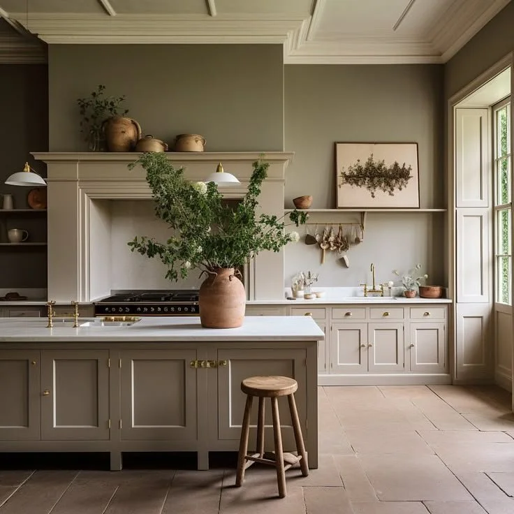 Love this English inspired kitchen with range….jpeg
