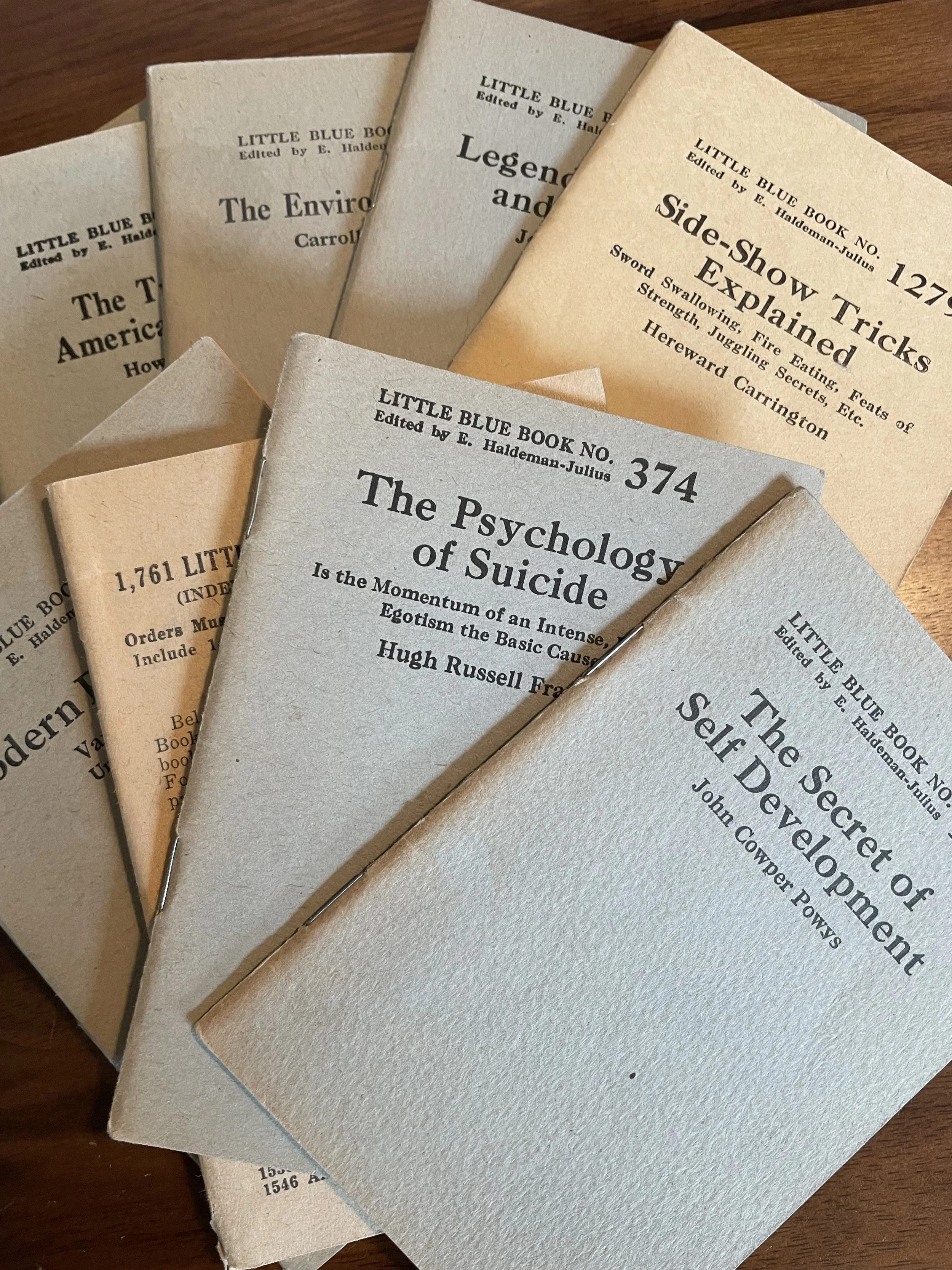 Little Blue Books: Tiny Treasures of Populist Publishing