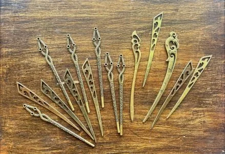 Brass Plant Stakes