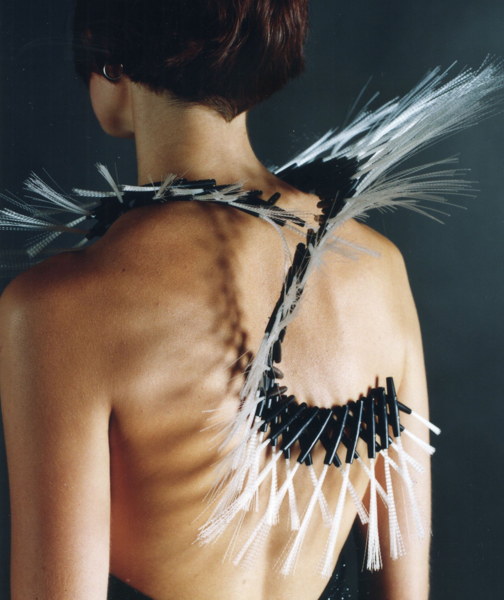 Resin component and monofilament - Necklace