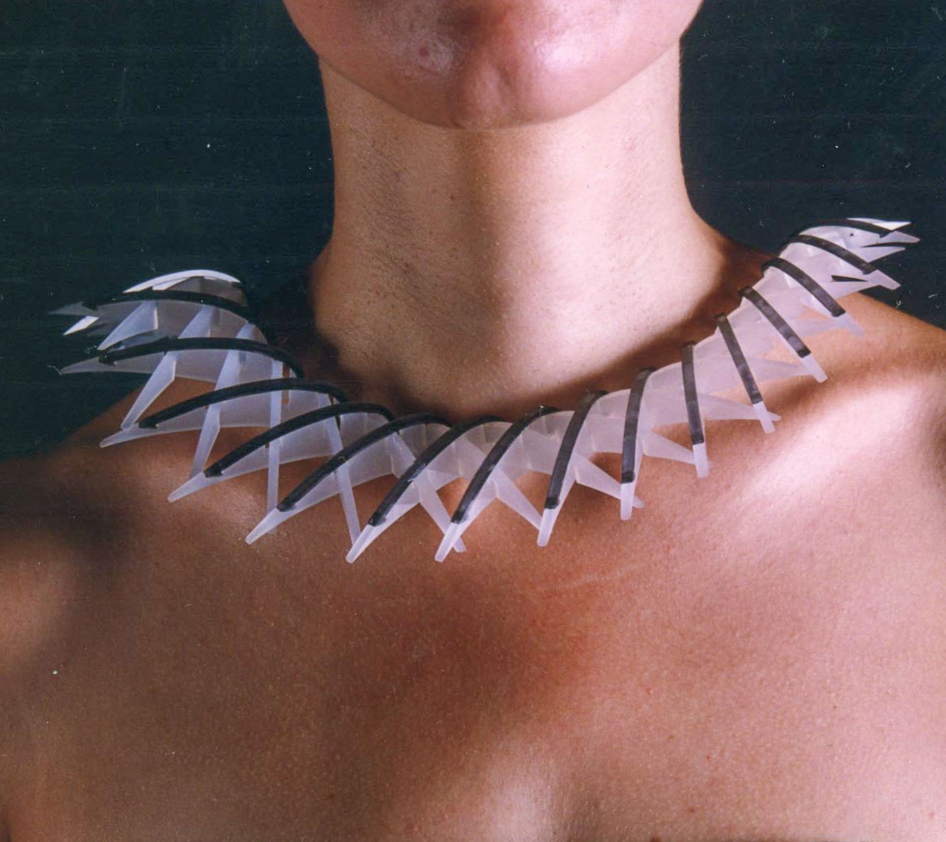 Lasercut interlocked Perspex - Necklace