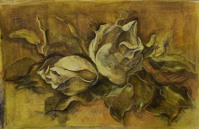 Margaret Strother, Yellow Magnolias, after Heade