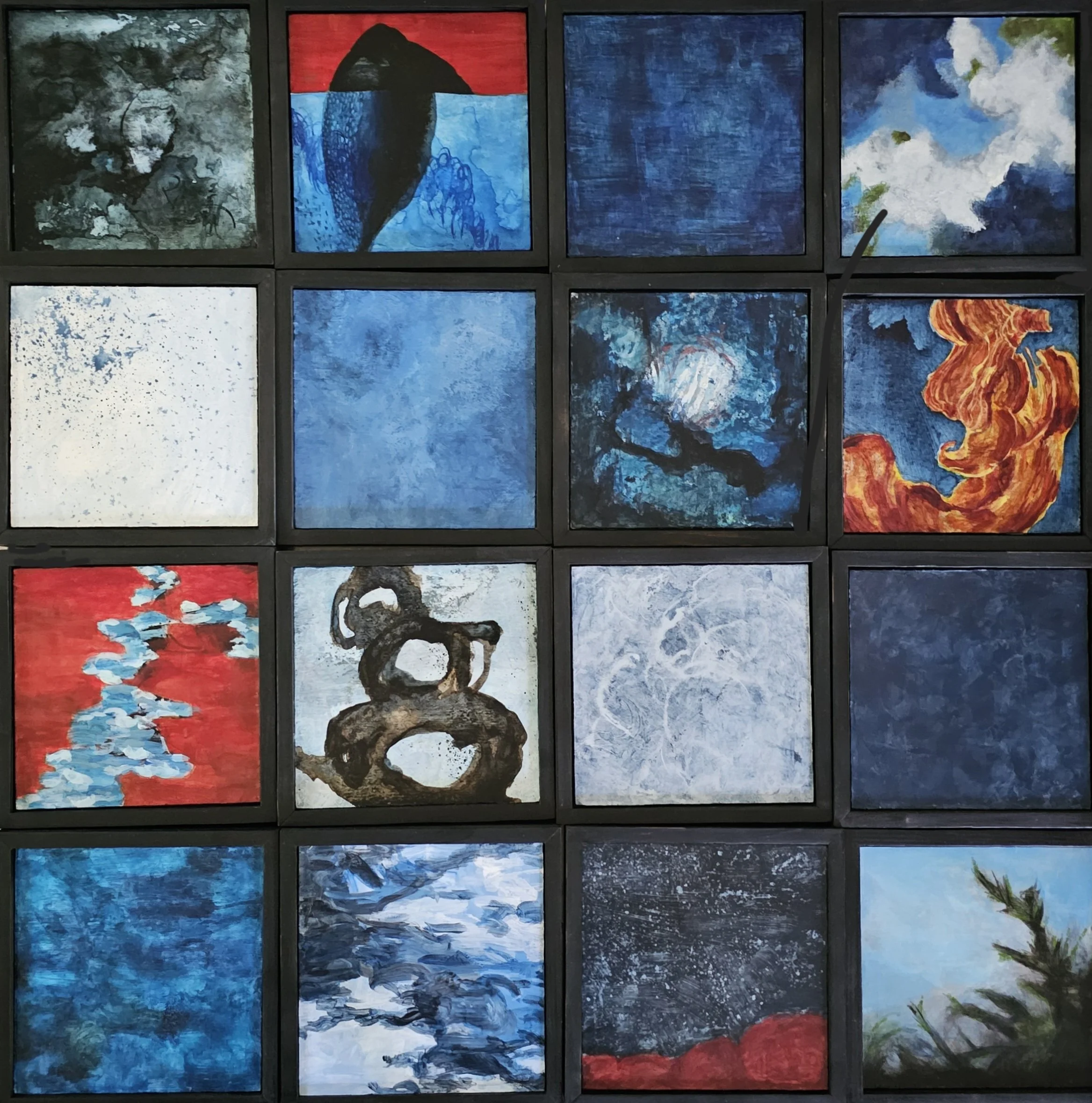 Dawn-Starr Crowther, 16 pieces from the series ‘It was always about the water’