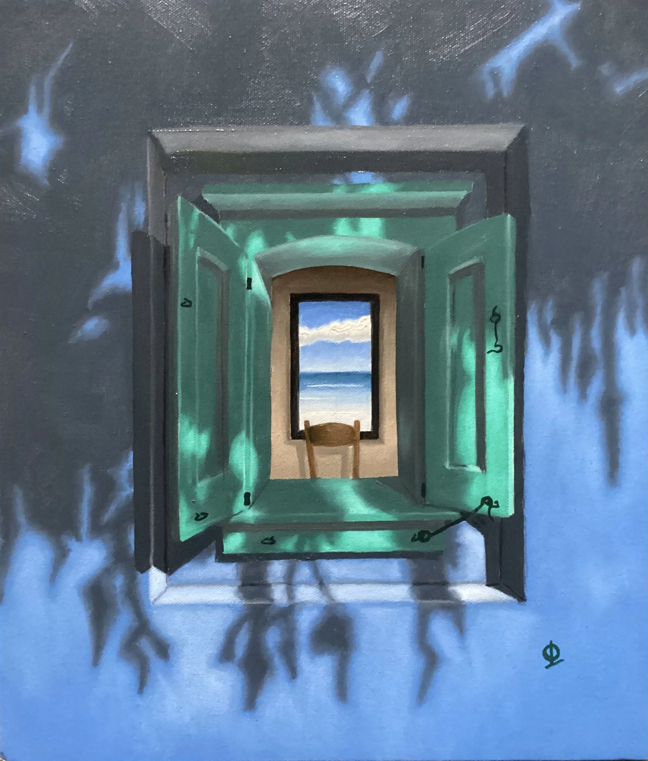 Chair by the Sea by Donald Dahlke
