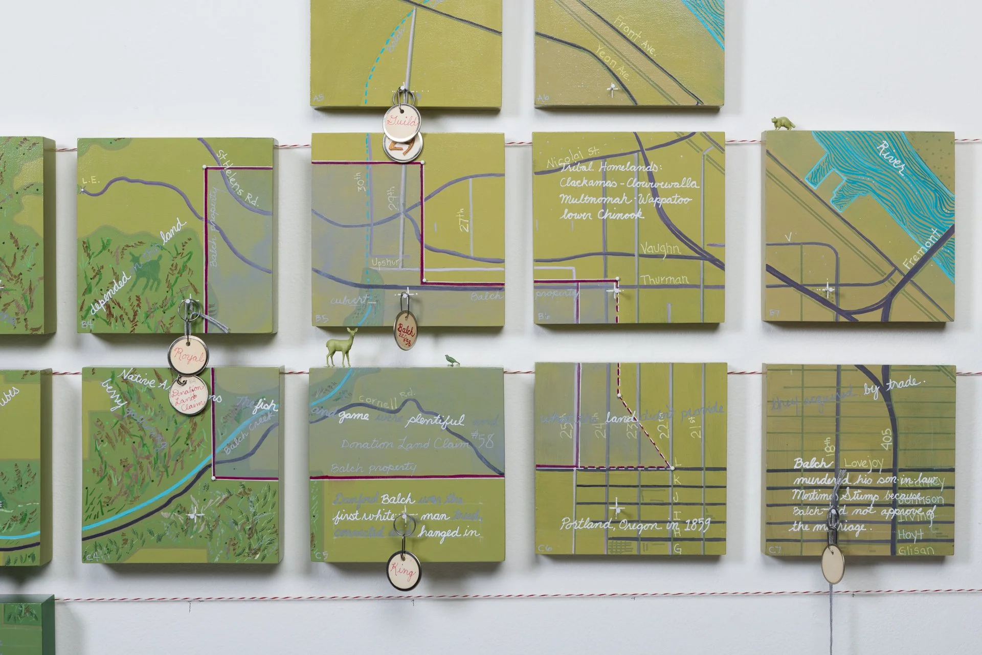 Balch Creek Map by Nancy Helmsworth
