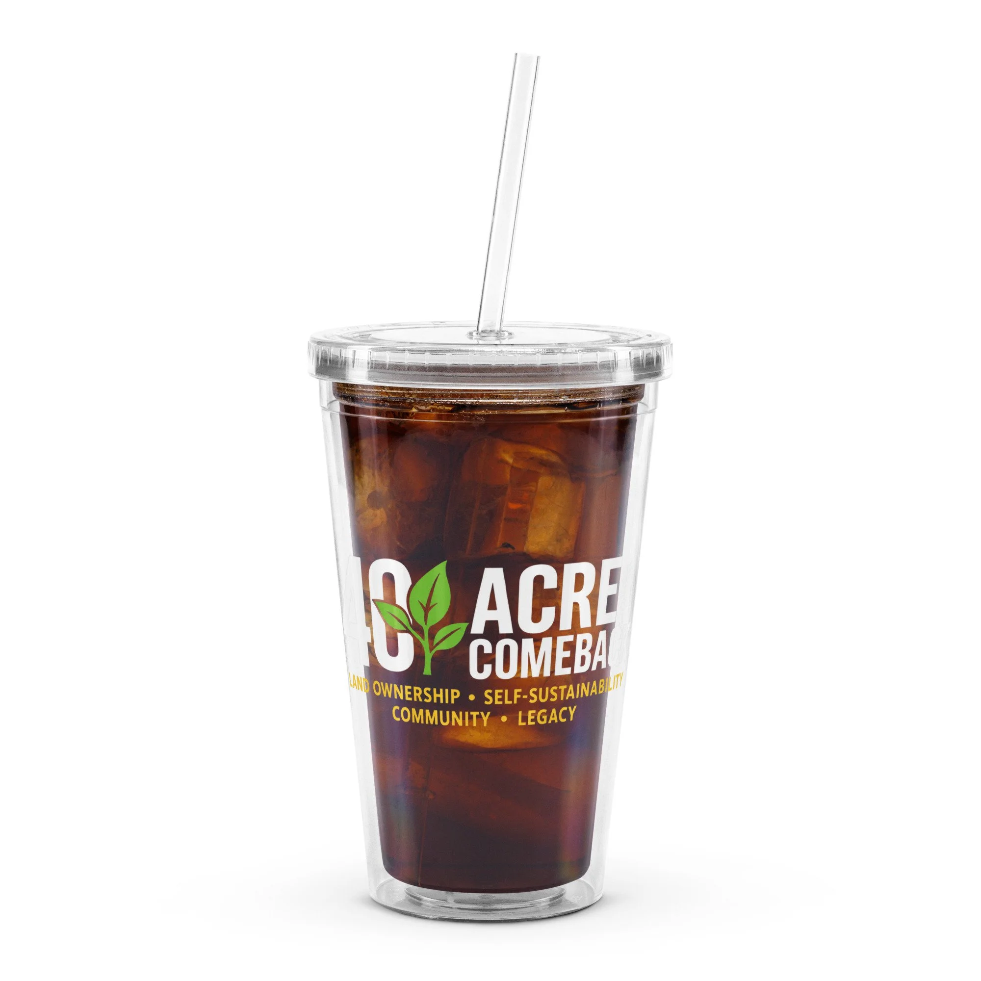 Clear Plastic Tumbler (16oz)