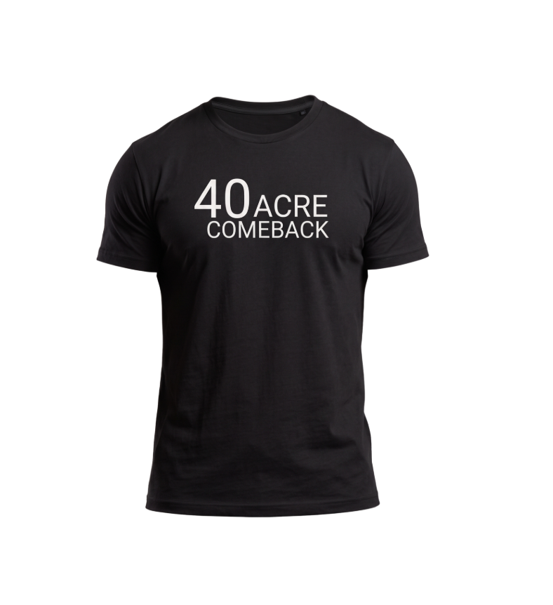 40 Acre Comeback Men's Classic T-Shirt (Black)