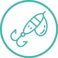 Clock with a fork and knife crossed over it, symbolizing meal or dining time