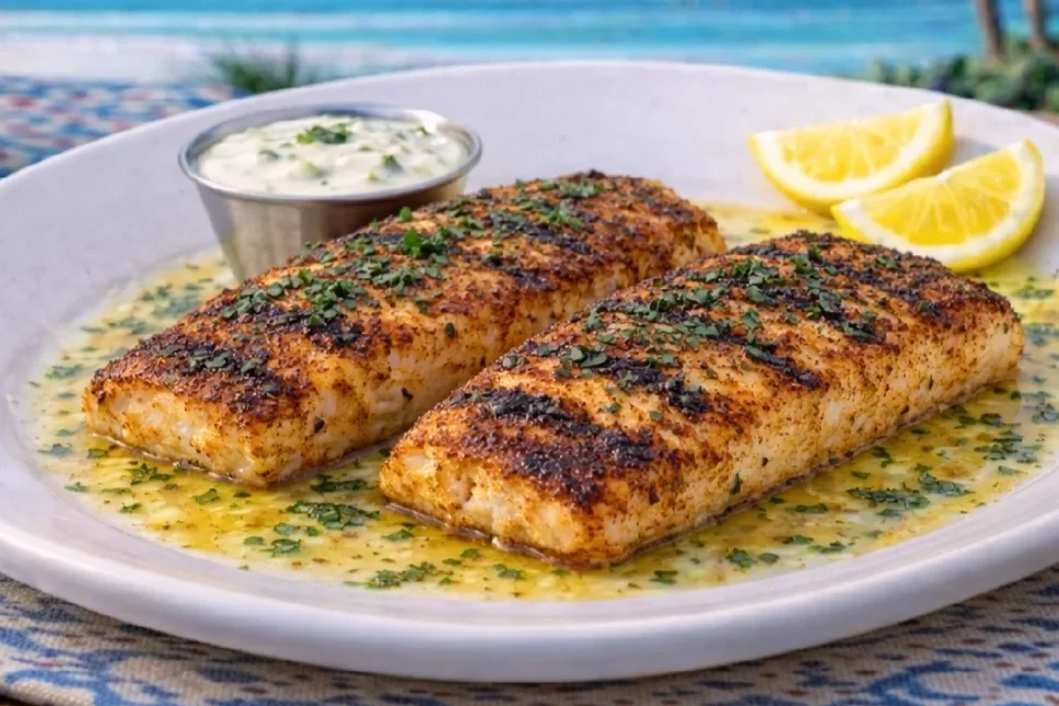 Plate of Mahi Mahi fillets