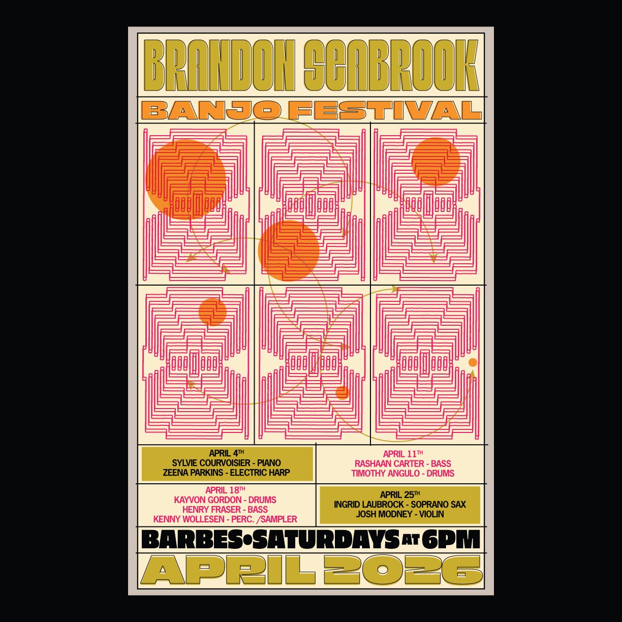 Brandon Seabrook Banjo Festival at Barbes