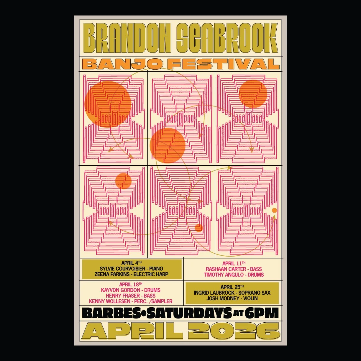 Brandon Seabrook Banjo Festival at Barbes