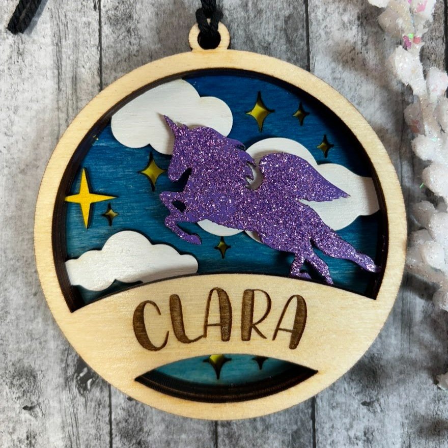 Unicorn Personalized Ornament