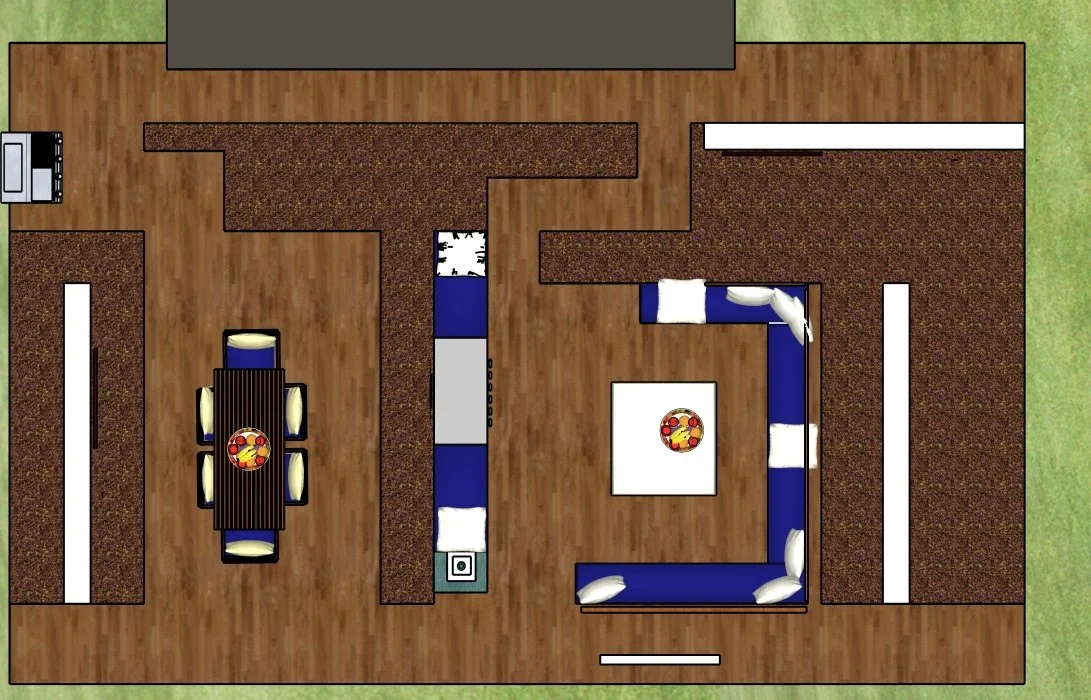 MID CENTURY MODERN for Rectangular Lot