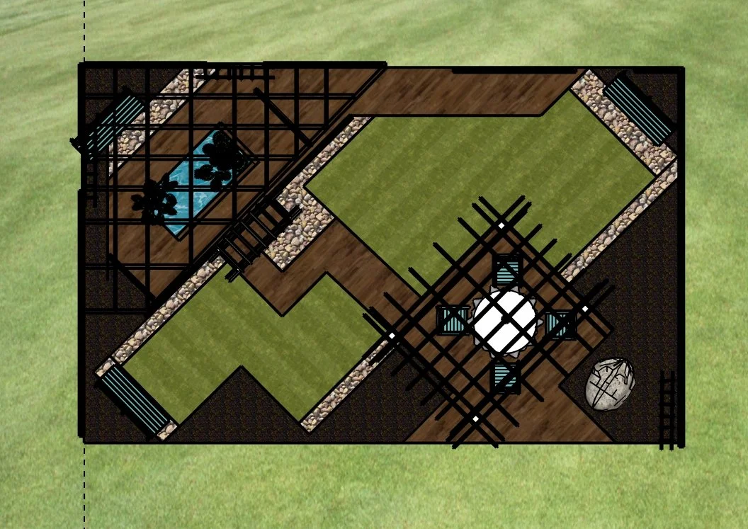 SECRET GARDEN for Rectangular Lot