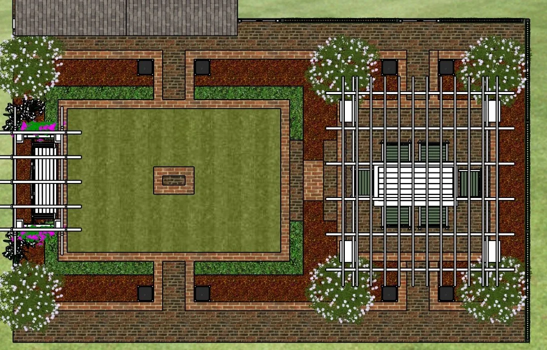 AMERICAN COLONIAL for Rectangular Lot