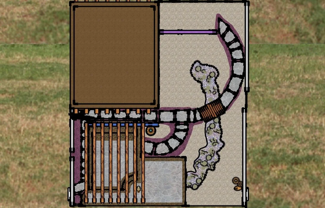 SOUTHWESTERN for L-Shaped Lot