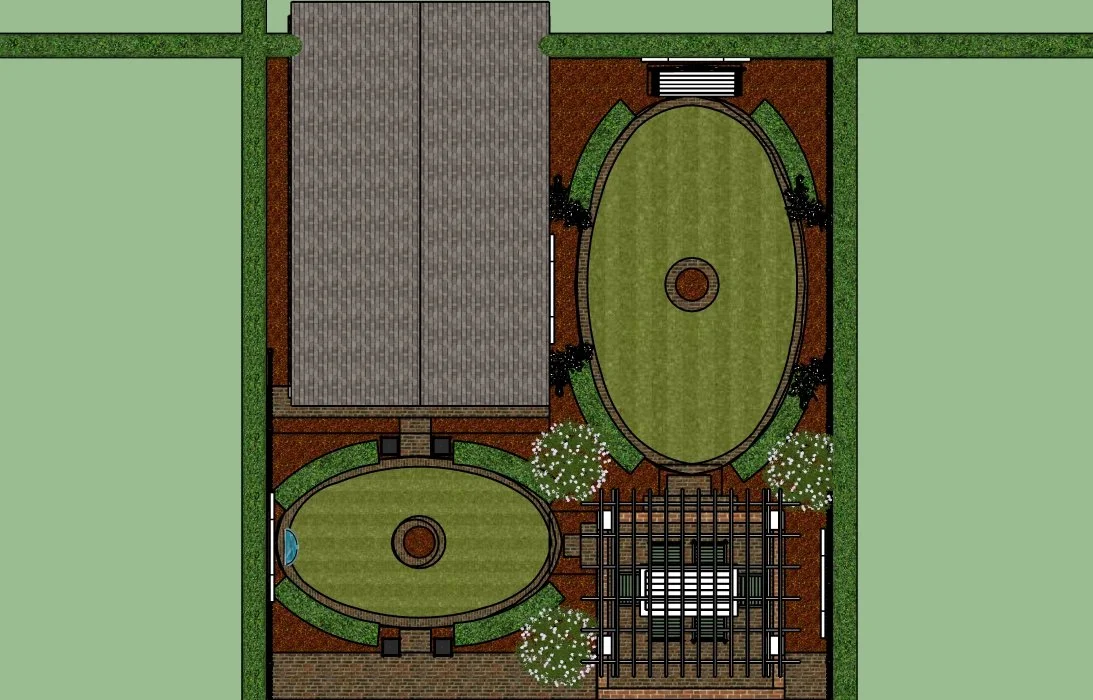 AMERICAN COLONIAL for L-Shaped Lot