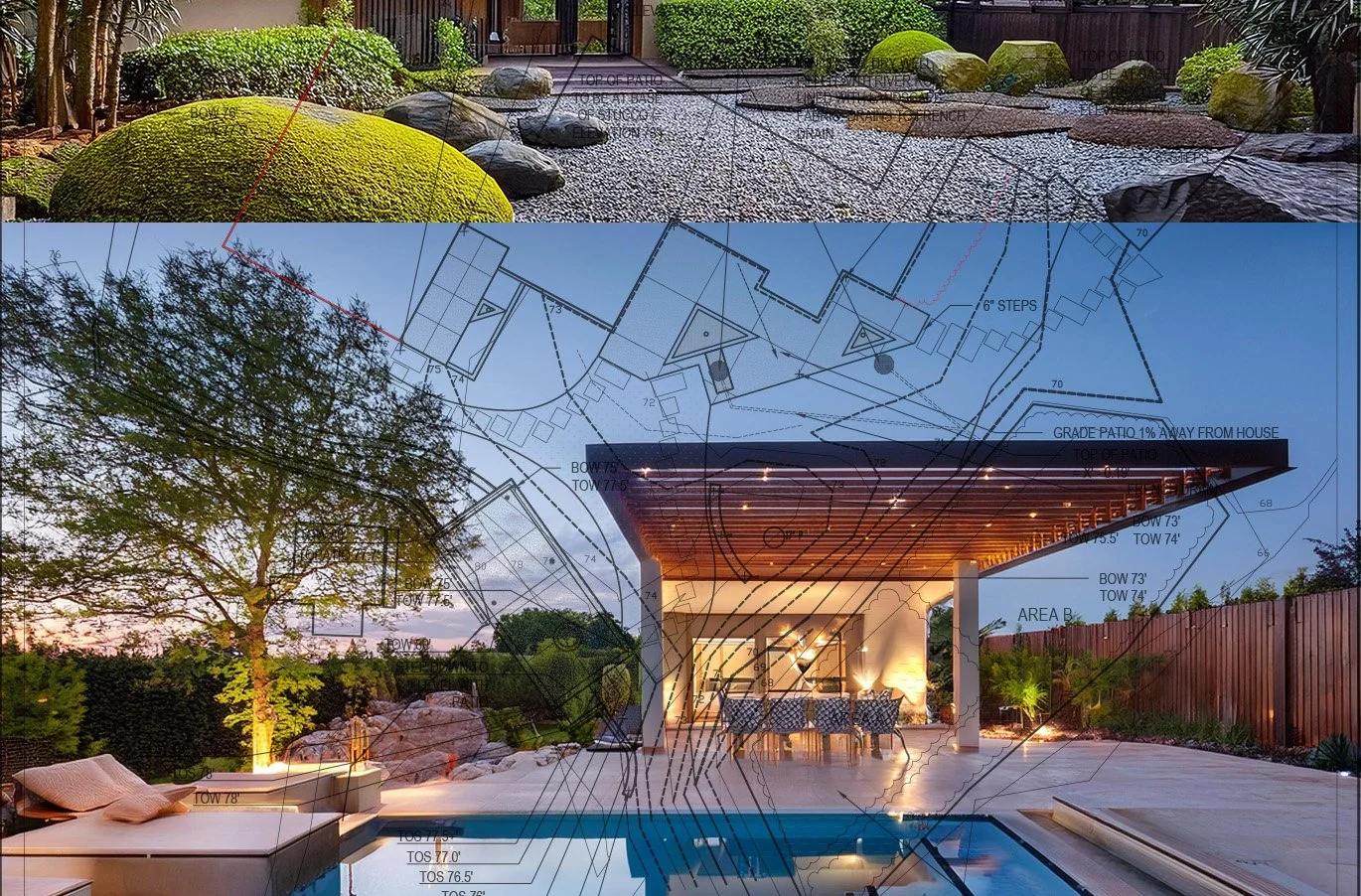 Both FRONT and BACK YARDS