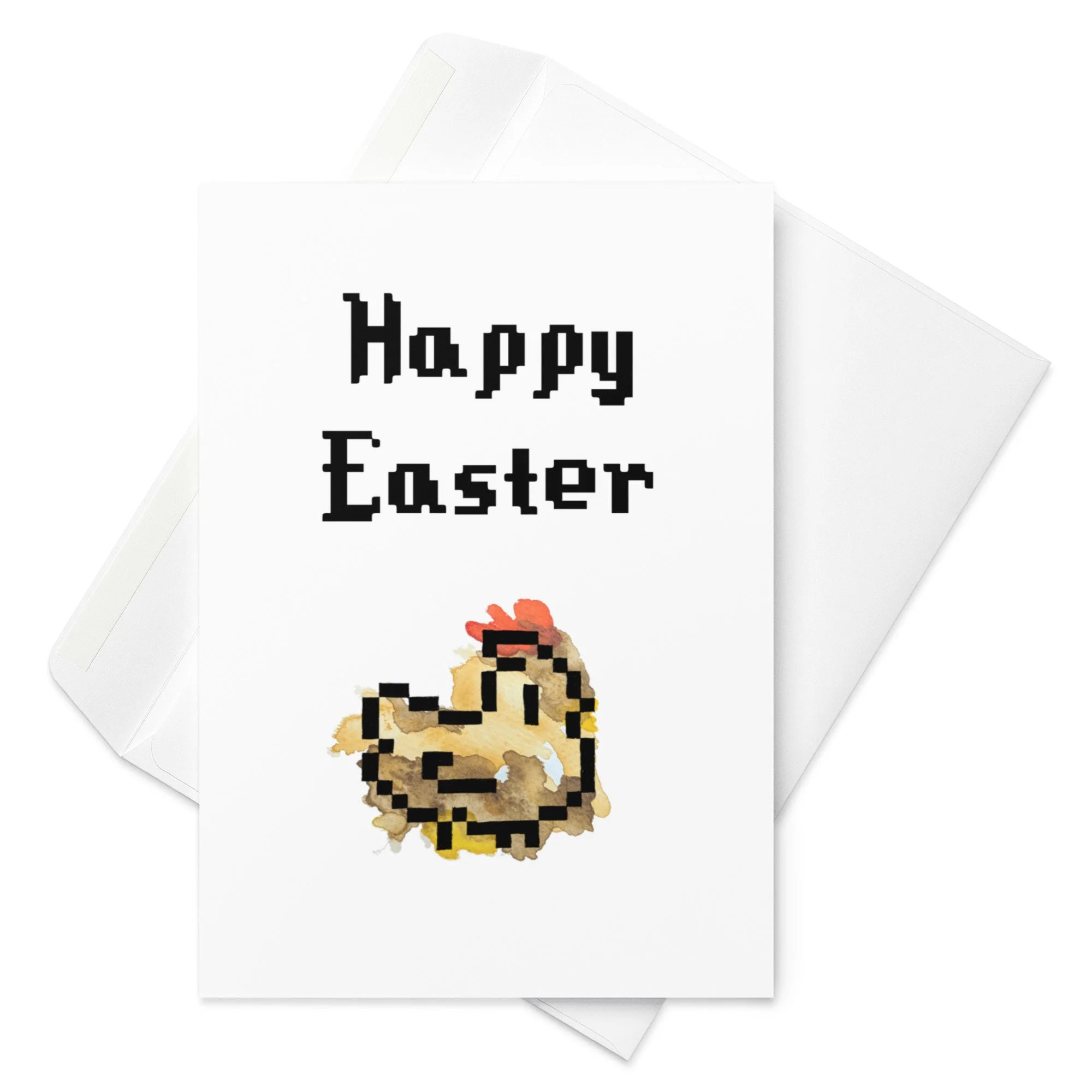 Happy Easter Chicken Card
