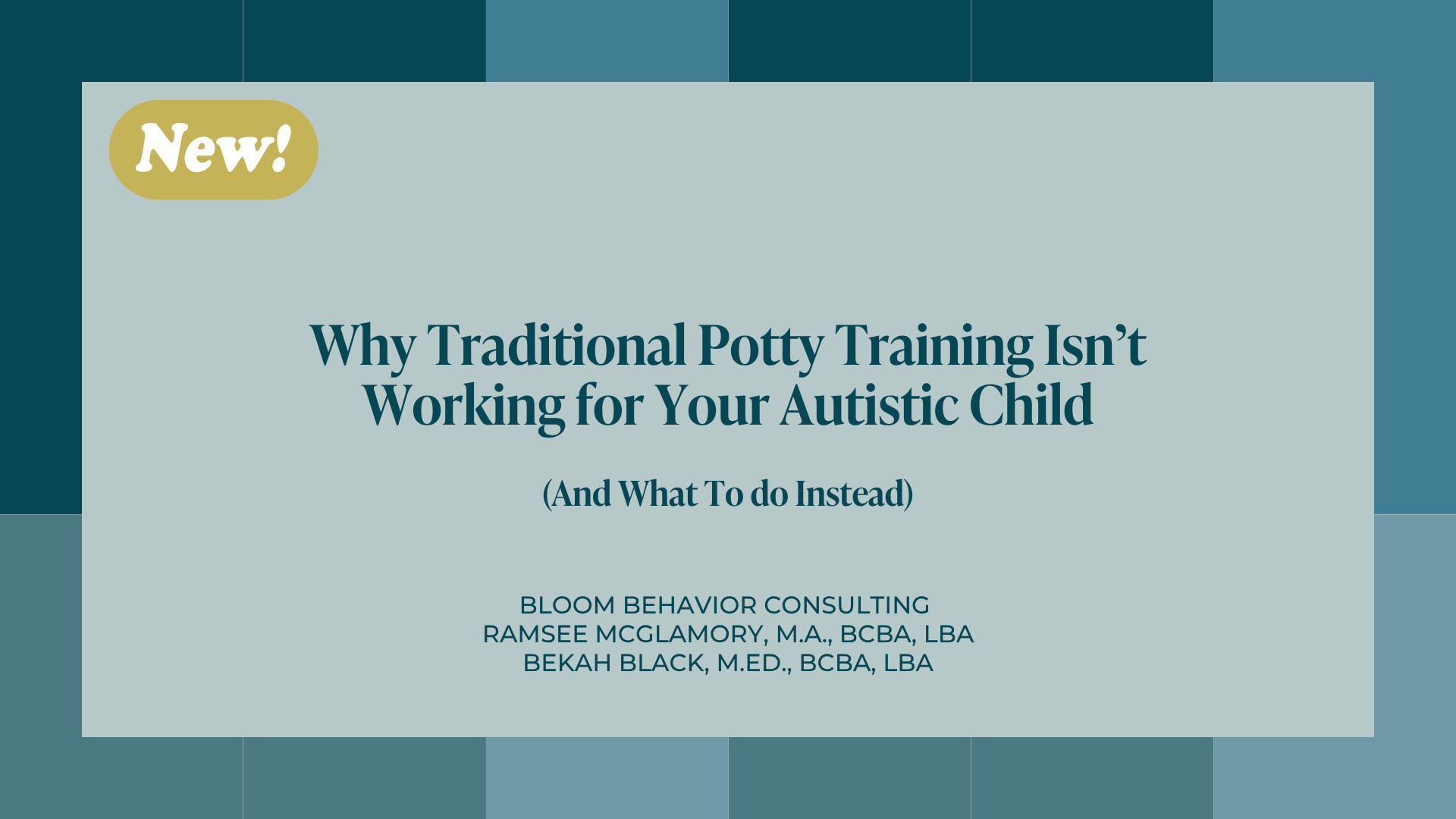Potty Training 
22 minutes 