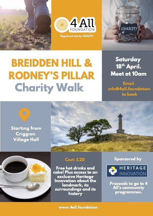 BREIDDEN HILL & RODNEY’S PILLAR Charity Walk