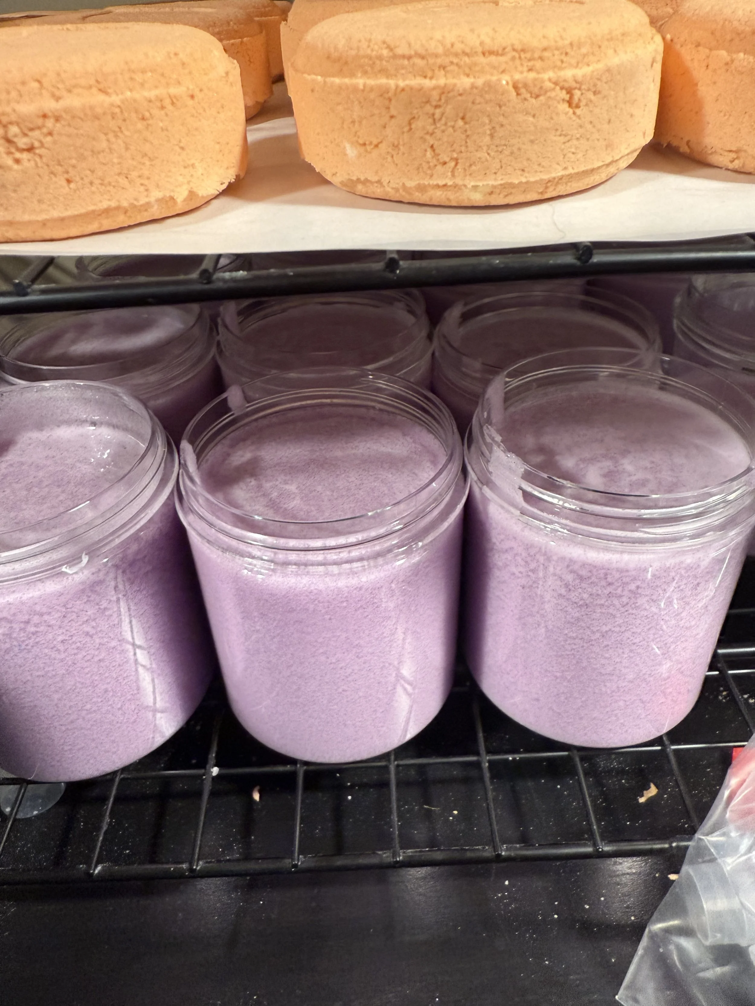 Sugar scrub in the making