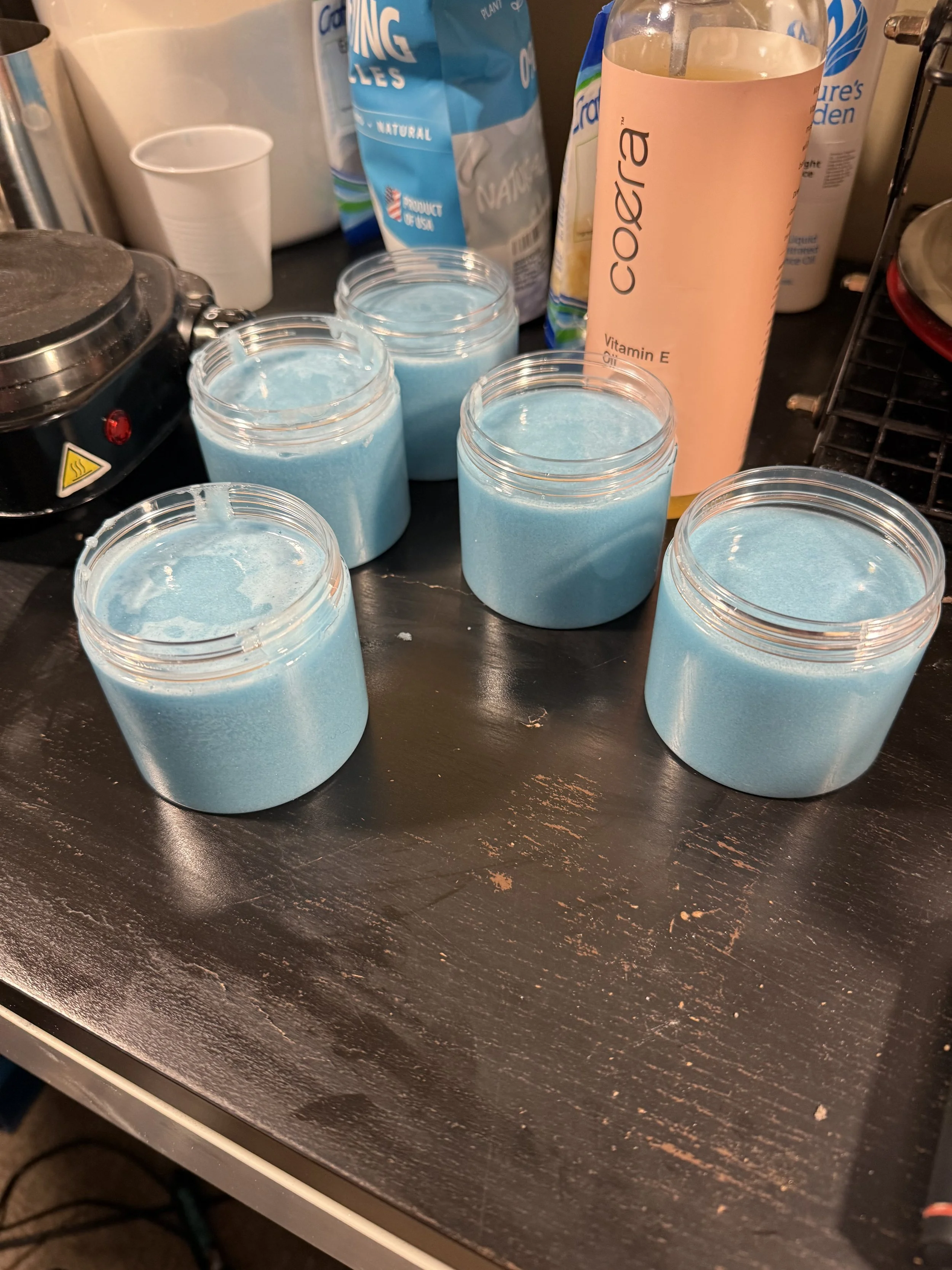 More Sugar Scrub waiting for labels