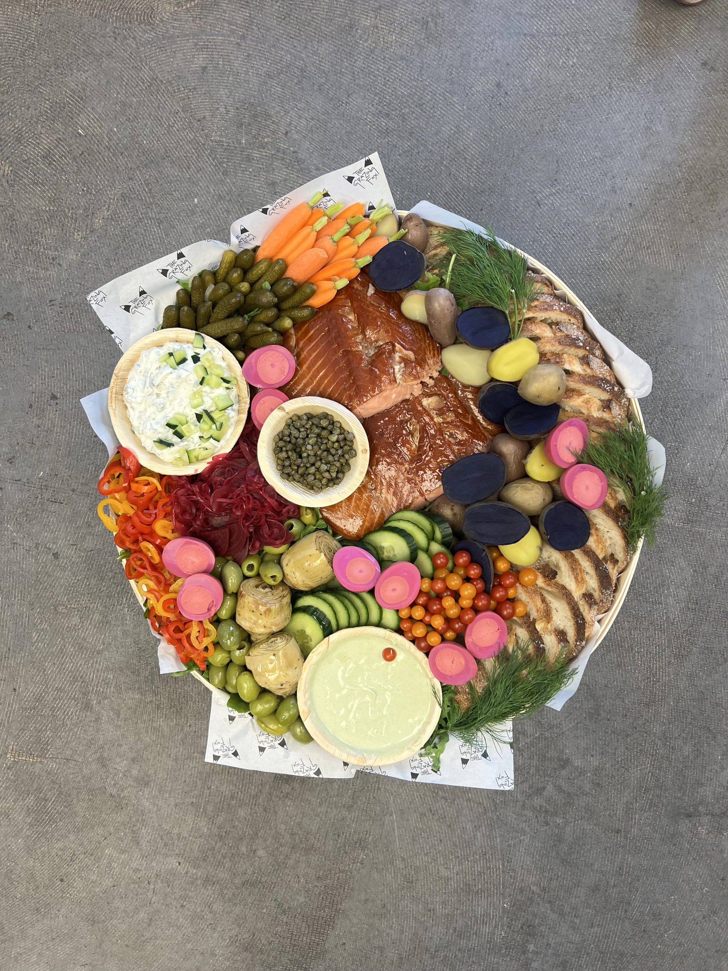 The Grazing Fox - Smoked Salmon Board