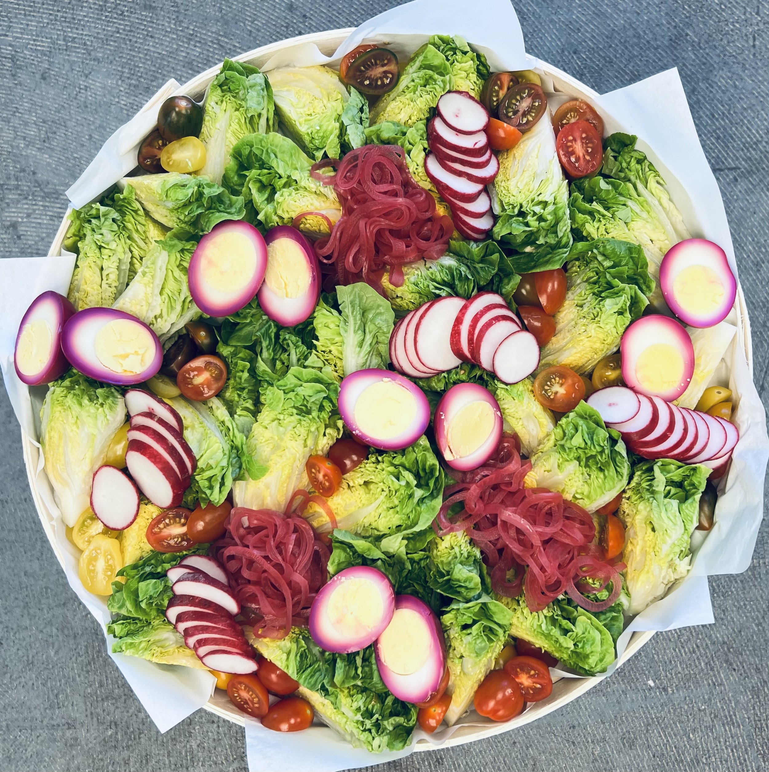 The Grazing Fox - Baby Gem Salad Board