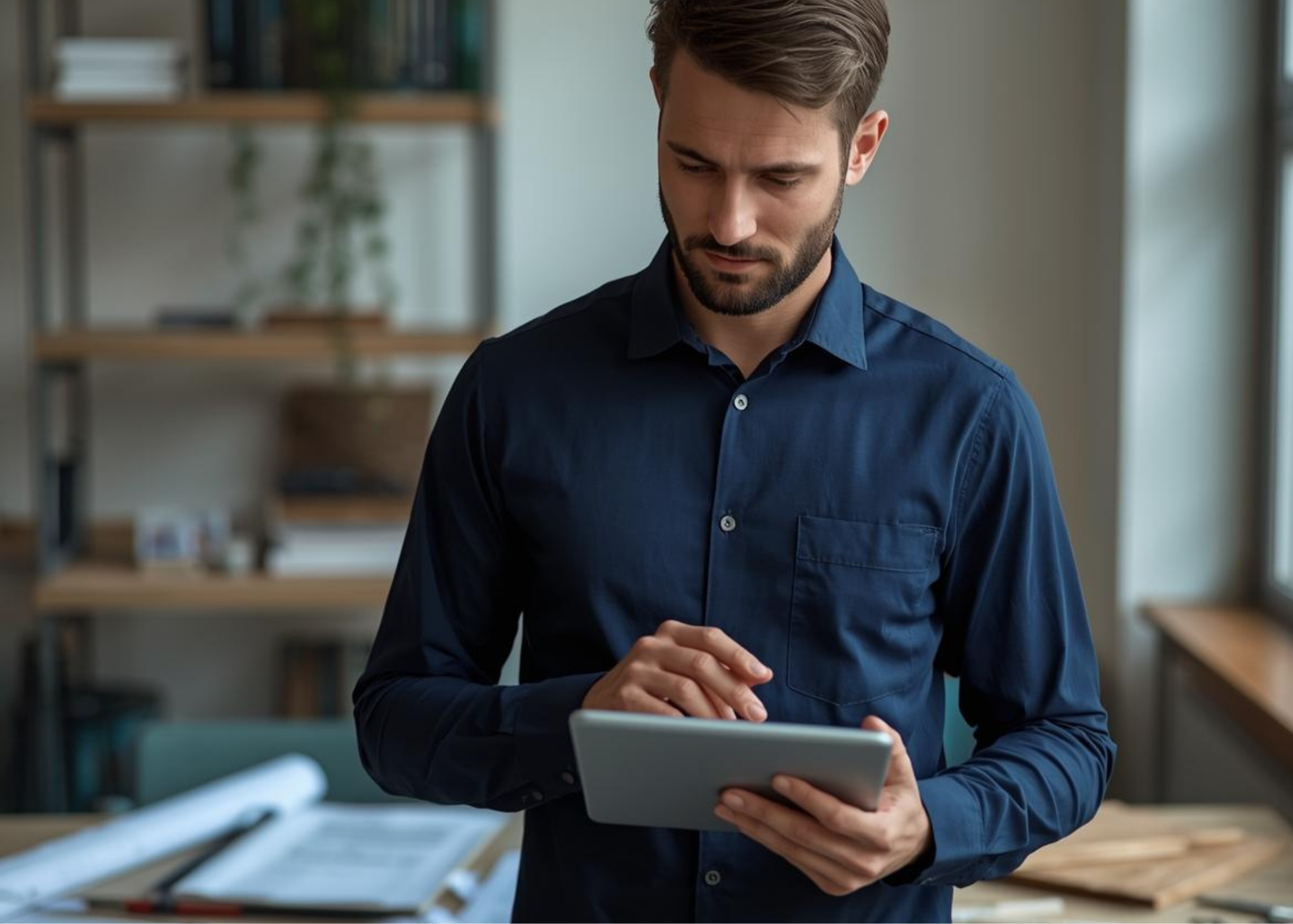 Trade contractor using custom estimation software