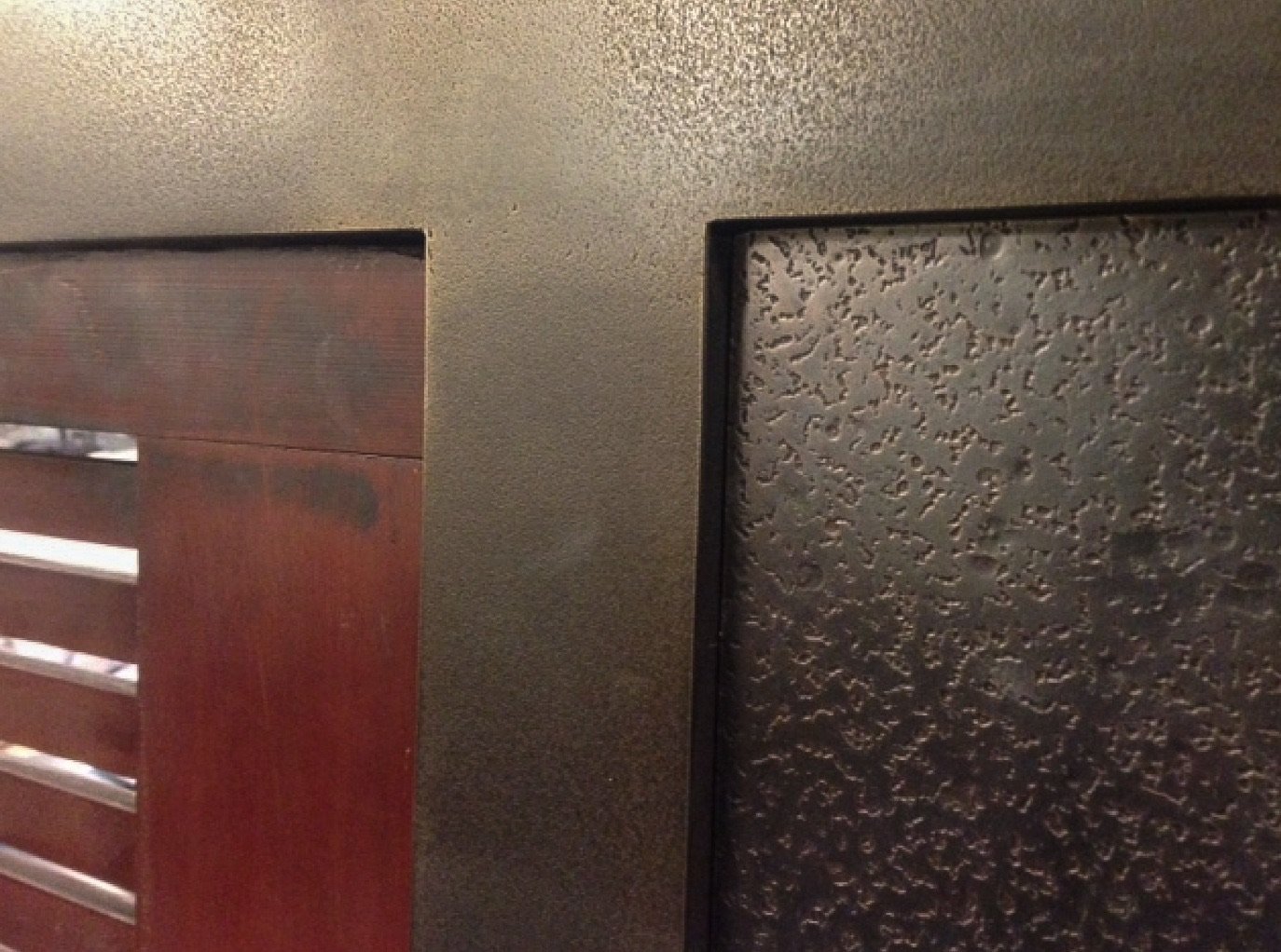 Close-up metal detail.