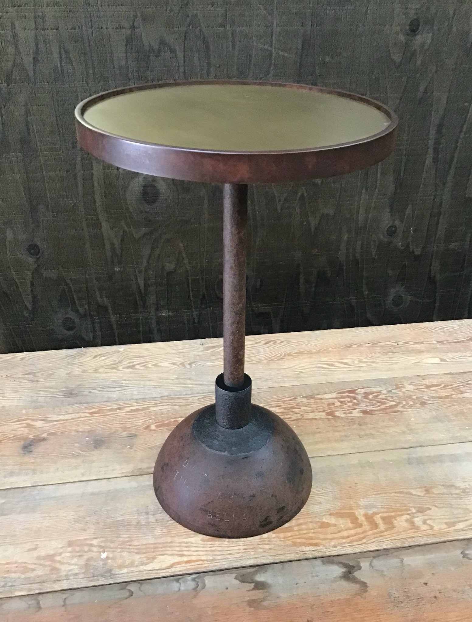 Round side table.