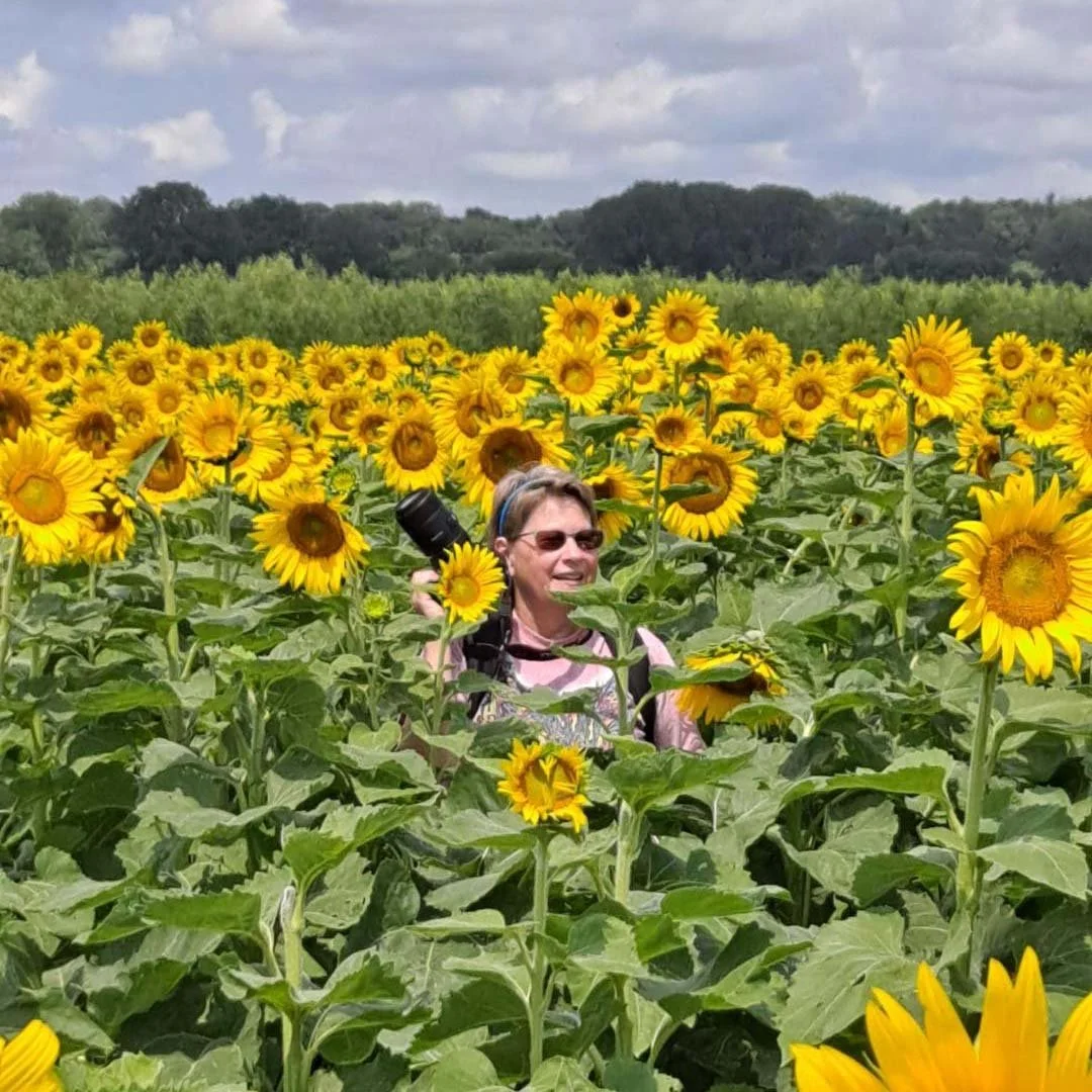 Photo of photographer Karen Zelle, one of the talented artists and photographers whose work appears in the Chirp Up game.