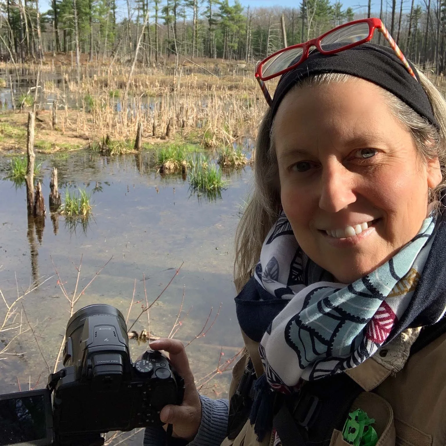 Photo of photographer and artist Amy Severino, one of the talented artists and photographers whose work appears in the Chirp Up game.