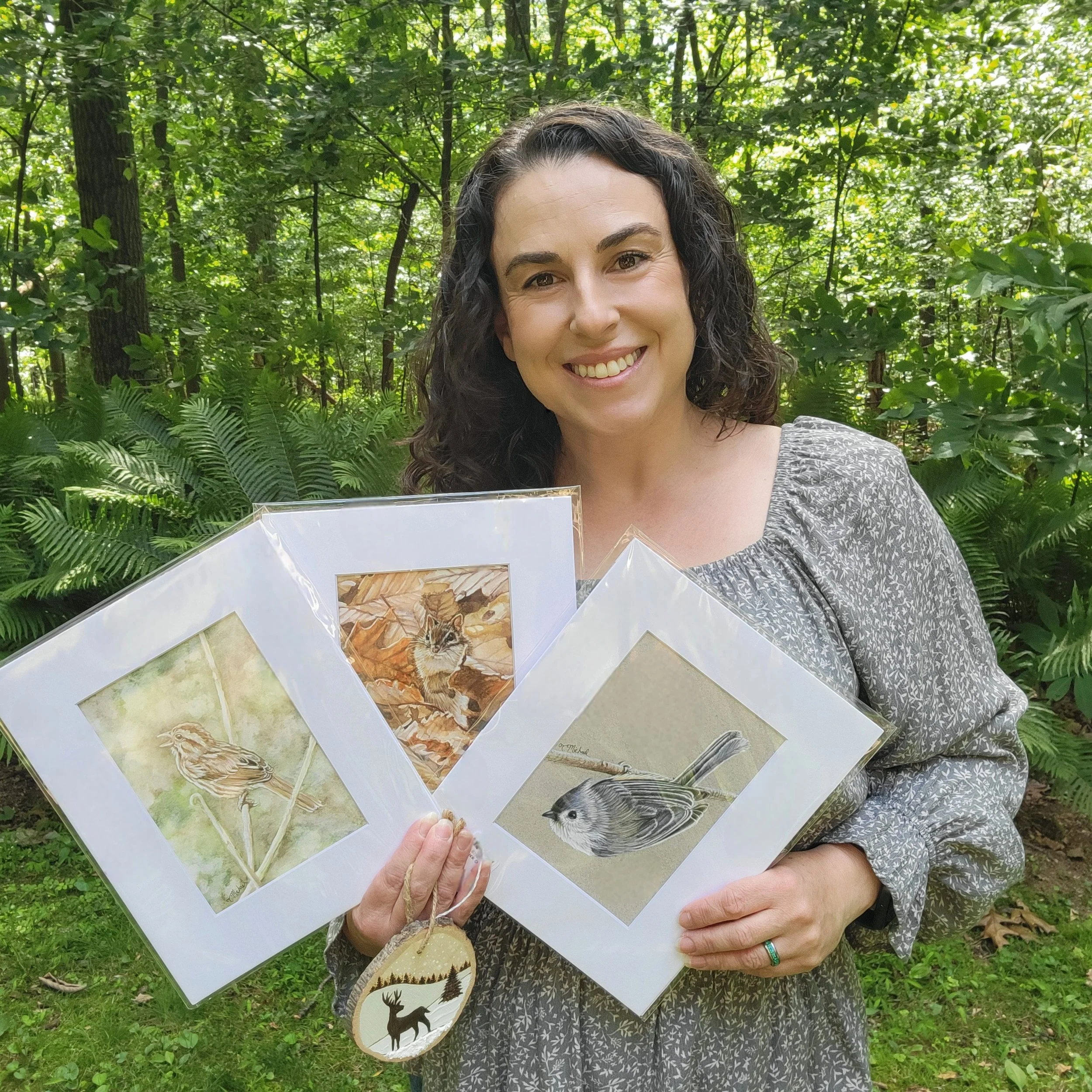 Photo of artist Tiffany Michael, one of the talented artists and photographers whose work appears in the Chirp Up game.