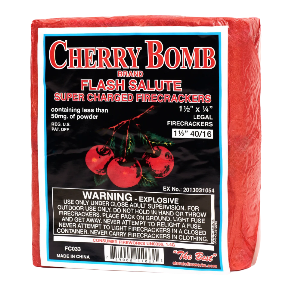 Cherry Bomb Firecrackers   24/40/16
