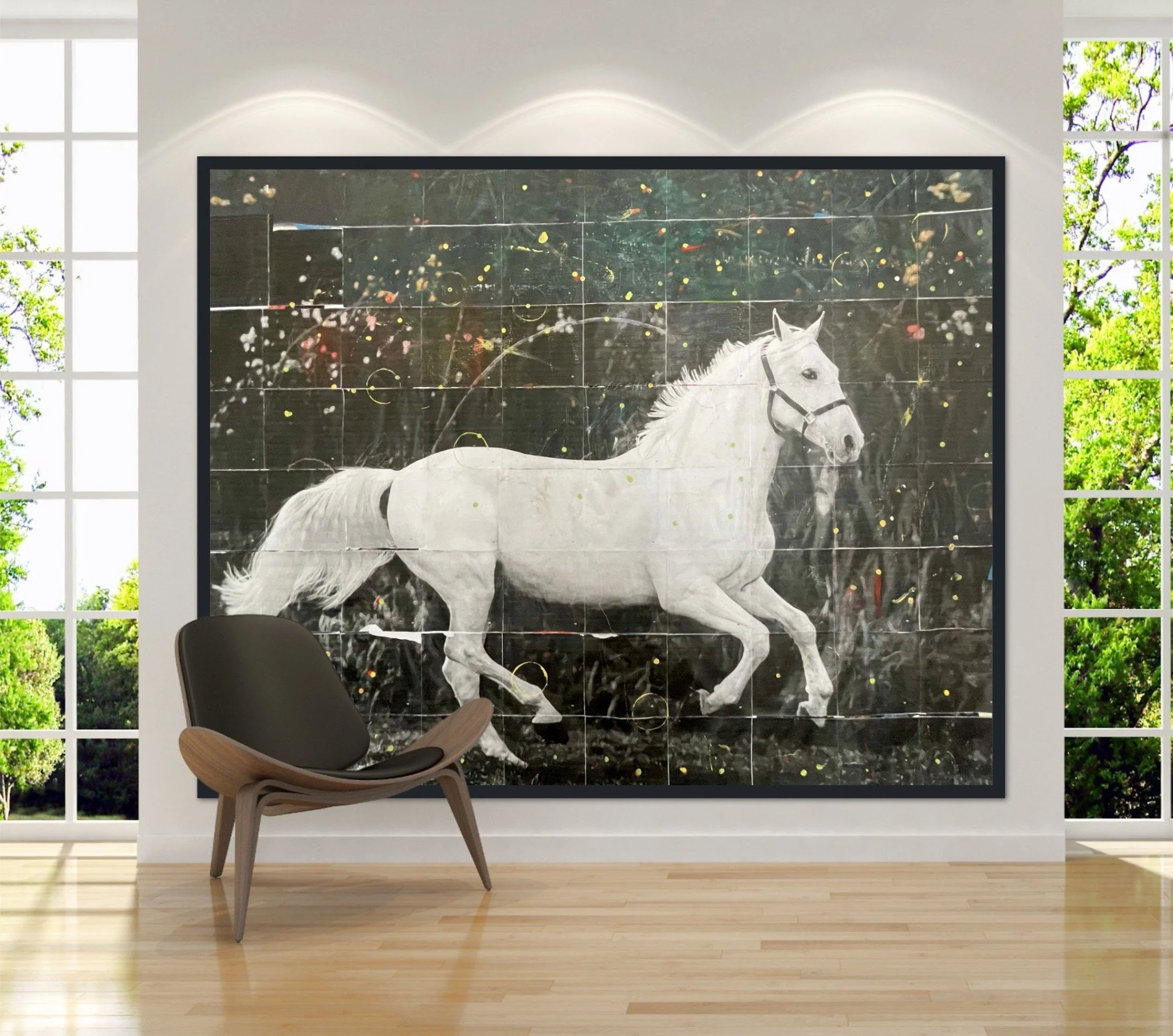 Inside a Private Equestrian Art Commission