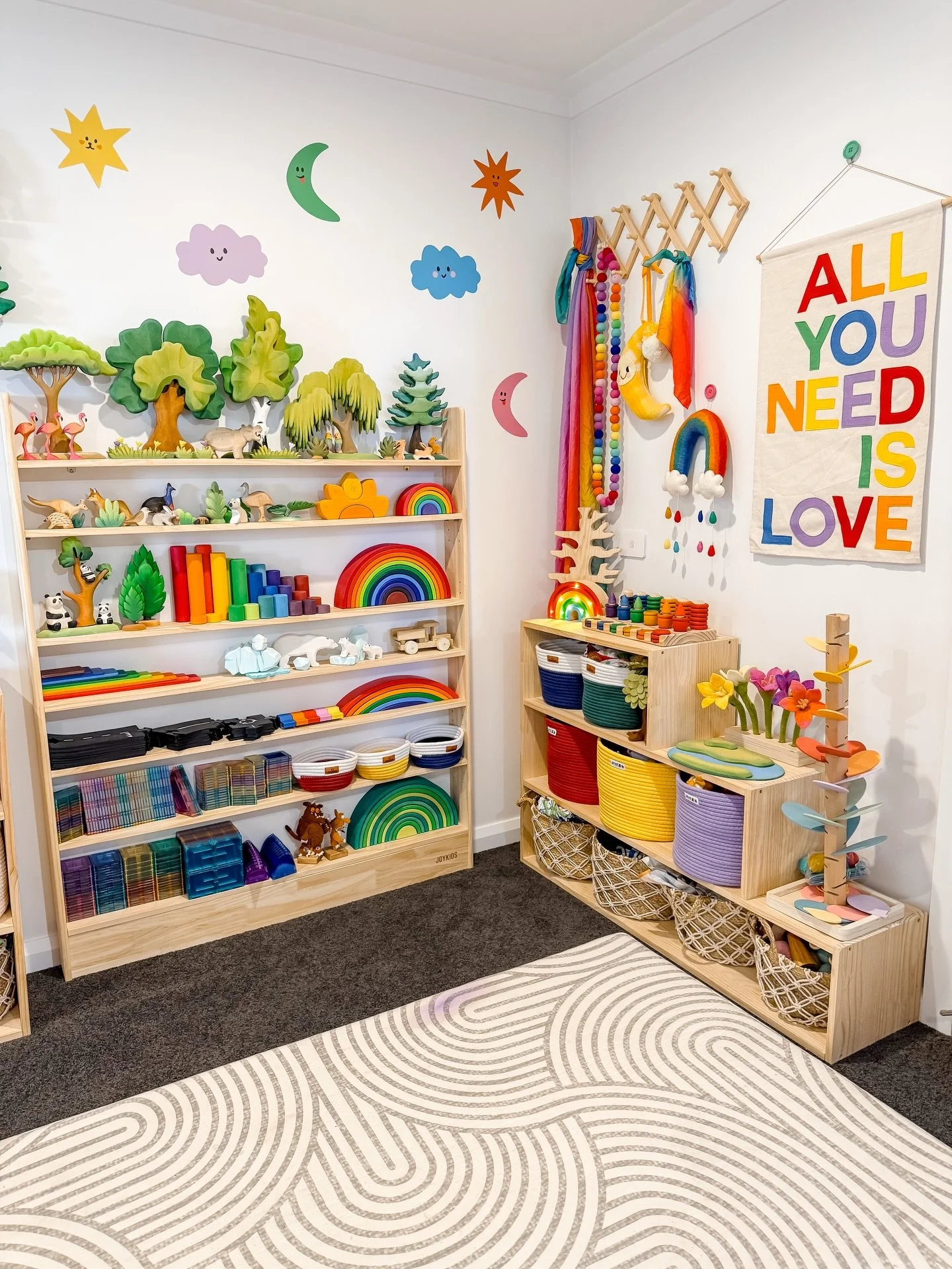A play therapy office.